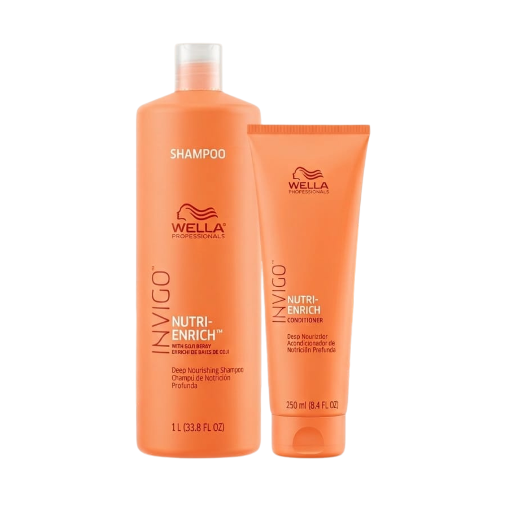 Wella Profesionals Dúo  Invigo Nutri-Enrich Shampoo 1L + Acondicionador 250ml