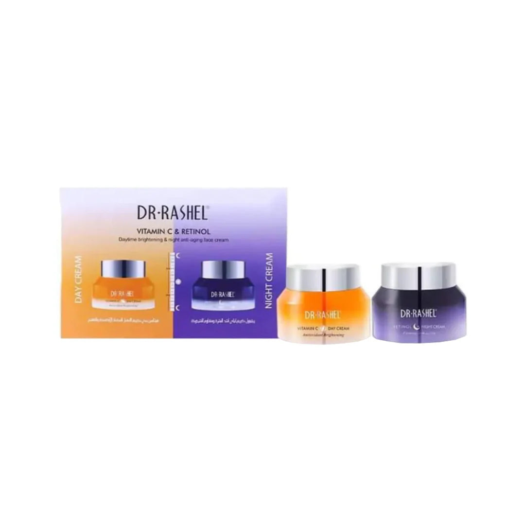 Dr.Rashel cremas de día y noche Vitamina C y Retinol
