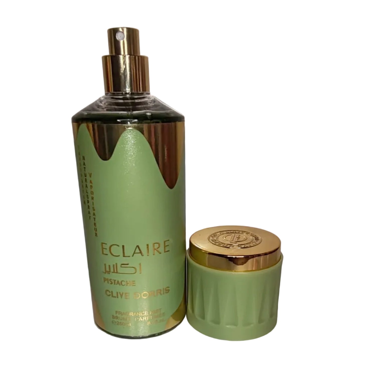 Body Splash Inspiración Eclaire Pistache Lattafa 250ml